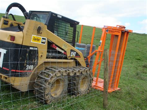 Skid Steer Fence & Barbed Wire Stretcher 